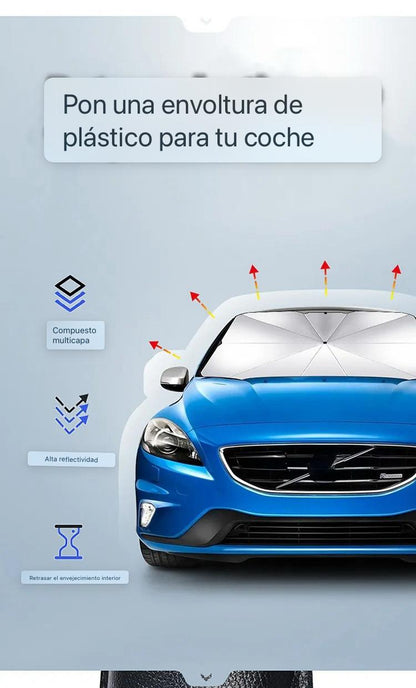Parasol Térmico Paraguas – Entrá a tu auto sin sufrir el calor