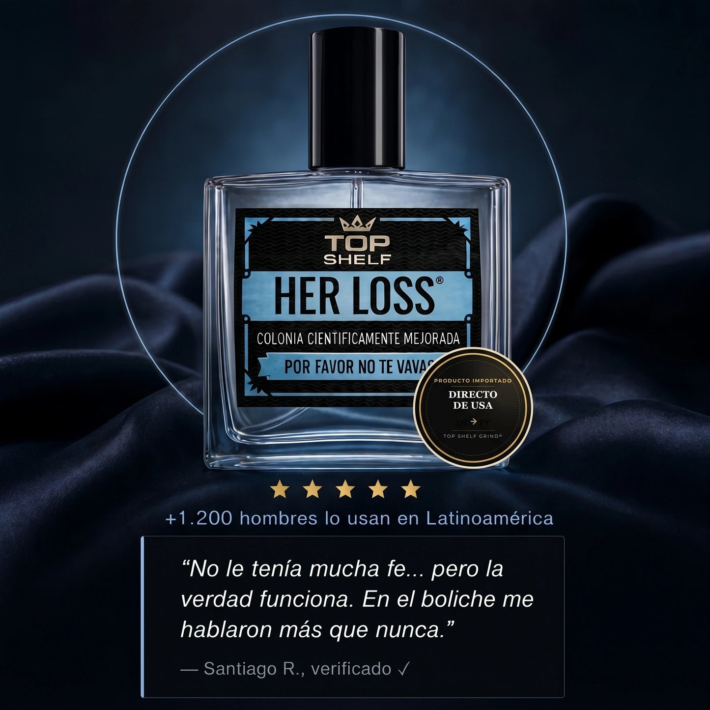 HER LOSS – Perfume Premium Diseñado Para Hombres Inolvidables