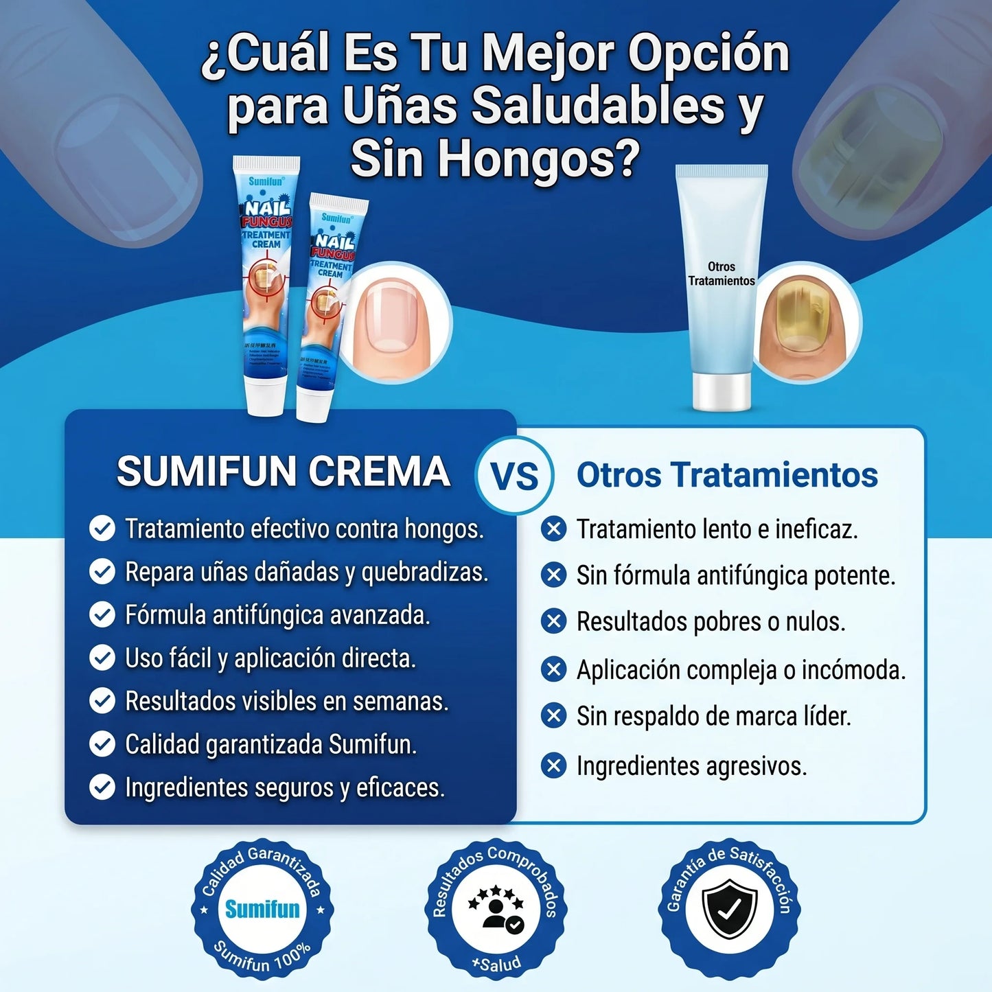 Adiós Uñas Con Hongos y Amarillas