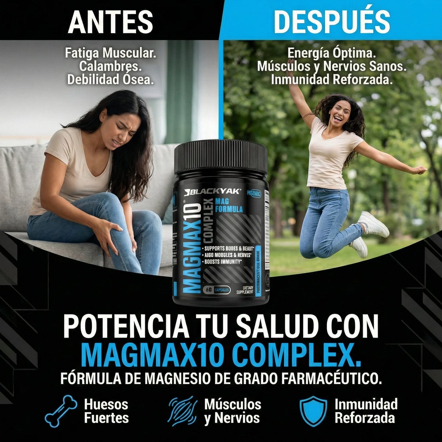 MAGMAX10 Complex – Dormí Sin Calambres Que Te Despierten