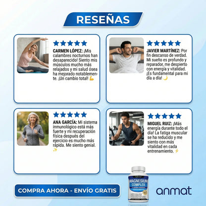 Magnesio Complex 8 en 1 💊 PAGA 2 LLEVA 3 — $29.900 cada frasco