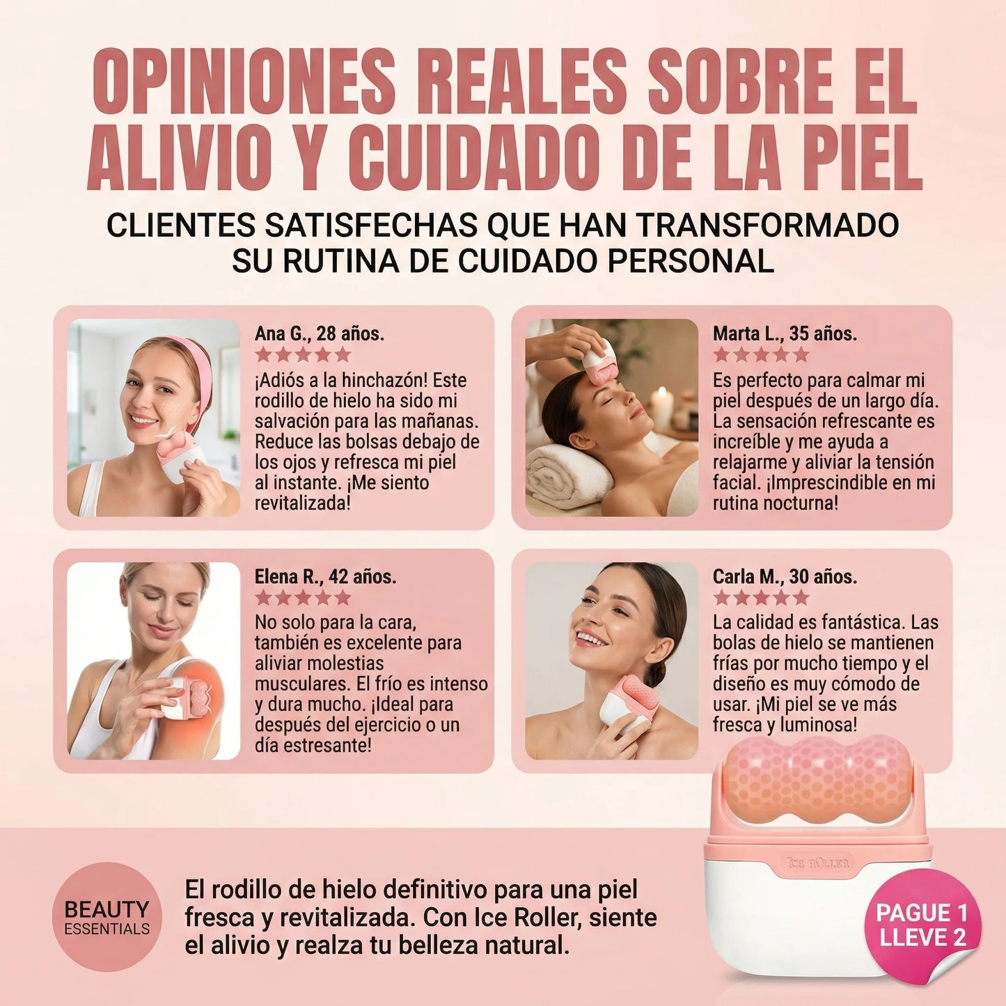 Crioterapia facial y corporal: desinflama en segundos PAGA 1 LLEVA 2